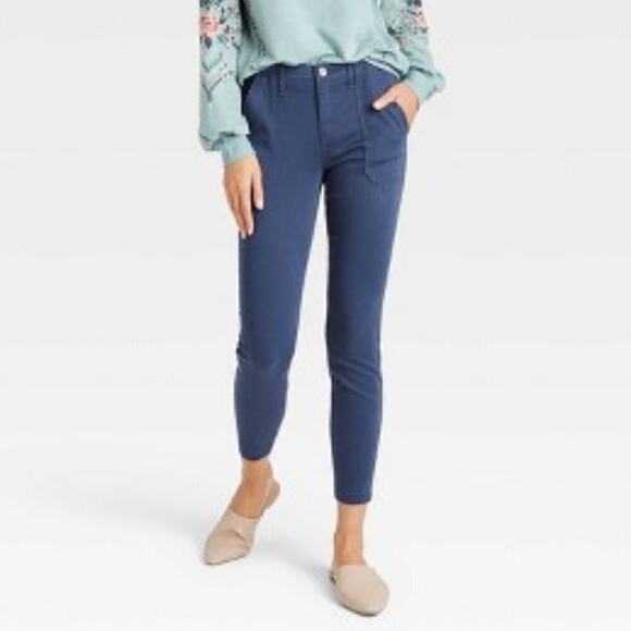 Knox Rose Women's High-Rise Skinny Utility Pants Sz 2 NWOT - Picture 1 of 8